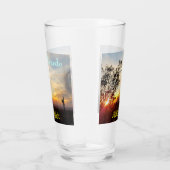 Verre Fin de soirée Arizona Desert Scene / Saguaro Cactu (Droite)