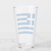 Verre Flag de Greece (Dos)