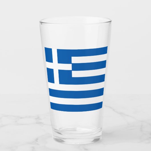 Verre Flag de Greece (Devant)