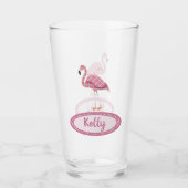 Verre Flamant rose (Devant)