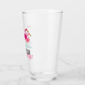 Verre Flamant rose d'équipe (Gauche)