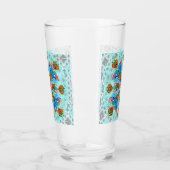 Verre Flammes Hawaiian Paradise (Bleu) (Gauche)