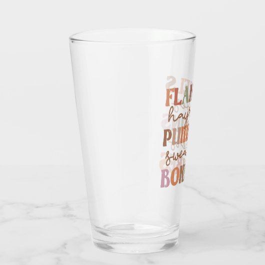 Verre Flannings Bonfires Citrouille (Droite)