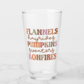 Verre Flannings Bonfires Citrouille (Devant)