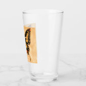 Verre Flapper Butterfly Flying Woman Illustration (Gauche)