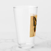 Verre Flapper Butterfly Flying Woman Illustration (Droite)