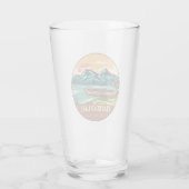 Verre Flathead Lake Montana Emblème de pêche nautique (Dos)
