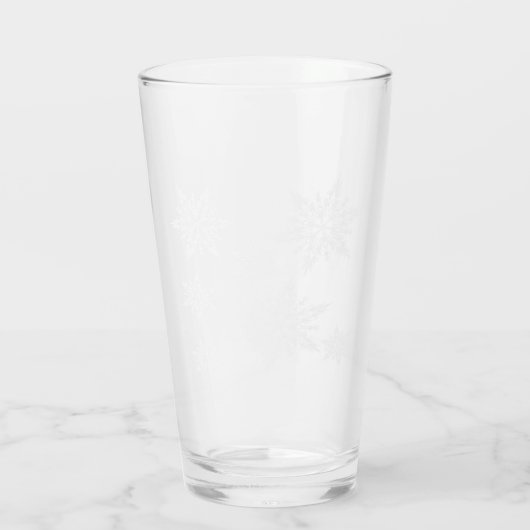 Verre Flèches blanches de Noël (Dos)