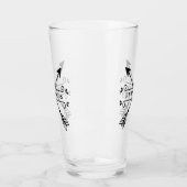 Verre Flèches croisées rustiques avec nom ID615 (Gauche)
