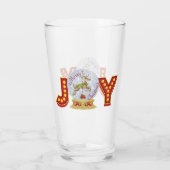 Verre Flèches de neige de Noël (Dos)