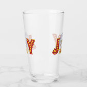 Verre Flèches de neige de Noël (Gauche)