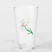 Verre Fleur blanche (Devant)