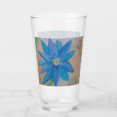 Verre Fleur bleue (Dos)