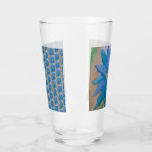 Verre Fleur bleue (Gauche)