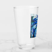 Verre Fleur bleue (Droite)