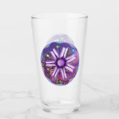 Verre Fleur dans le désert (Devant)