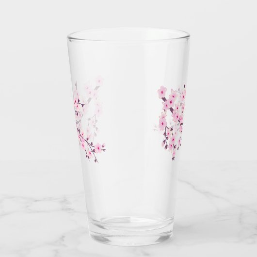 Verre Fleur de cerisier rose (Droite)