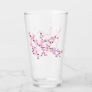 Verre Fleur de cerisier rose