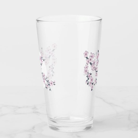 Verre Fleur de cerisier rose (Gauche)