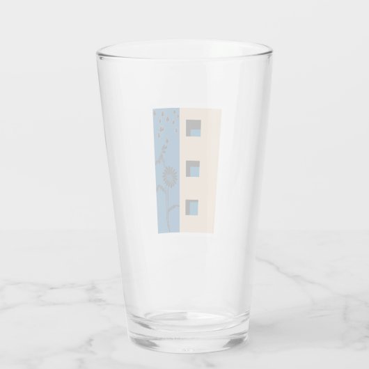 Verre Fleur de construction (Dos)