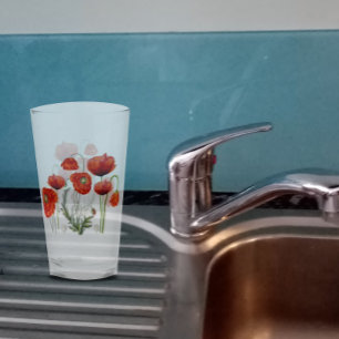 Verre Fleur de défilé ROUGE POPPY