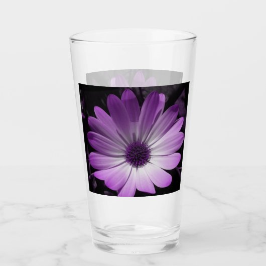 Verre Fleur De Faisée Violet (Devant)