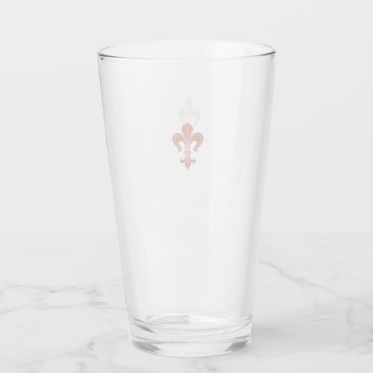 Verre Fleur de lis (Dos)
