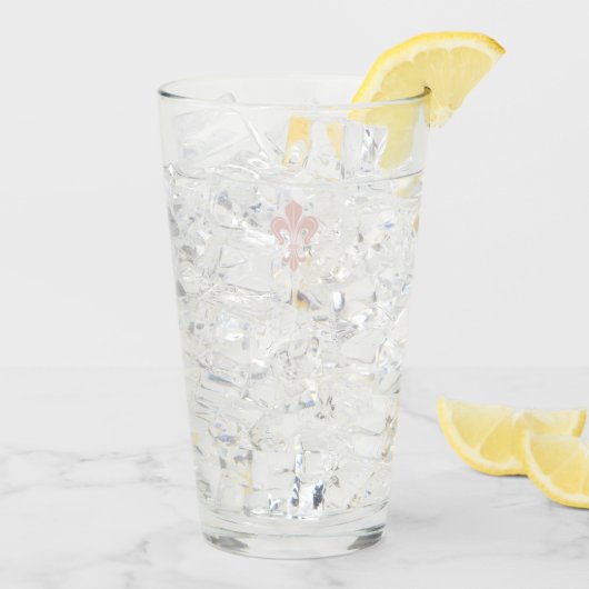 Verre Fleur de lis (Dos glace)