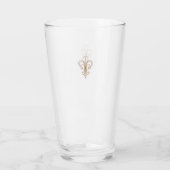 Verre Fleur de lis (Dos)