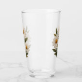 Verre Fleur de marguerite brodée (Gauche)