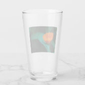 Verre Fleur de marguerite orange (Dos)