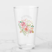 Verre fleur de printemps (Devant)