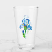 Verre Fleur d'iris (Dos)