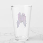 Verre Fleur d'Iris pourpre foncé (Dos)