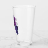 Verre Fleur d'Iris pourpre foncé (Gauche)