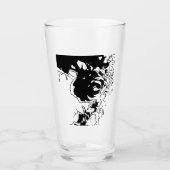Verre Fleur Doodle (Devant)