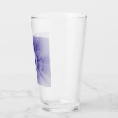 Verre Fleur en bleu (Gauche)