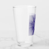 Verre Fleur en bleu (Droite)