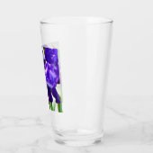 Verre Fleur Iris Iris Violet (Gauche)