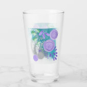 Verre Fleur Moderne Abstraite (Dos)