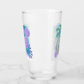 Verre Fleur Moderne Abstraite (Gauche)