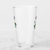 Verre Fleur rose noire (Gauche)