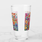 Verre Fleur sauvage coloré (Gauche)