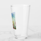 Verre Fleur sauvage Et Étoiles (Gauche)