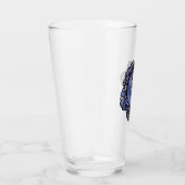 Verre Fleur violette Lune Fée (Droite)