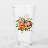 Verre Fleurs aquarelles douces (Dos)