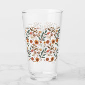Verre Fleurs automnales (Dos)