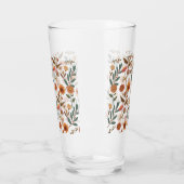 Verre Fleurs automnales (Gauche)