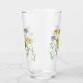 Verre Fleurs Cosmos De Printemps D'Abeille De Miel (Droite)
