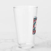 Verre Fleurs de aquarelle personnalisées et sur mesure  (Droite)